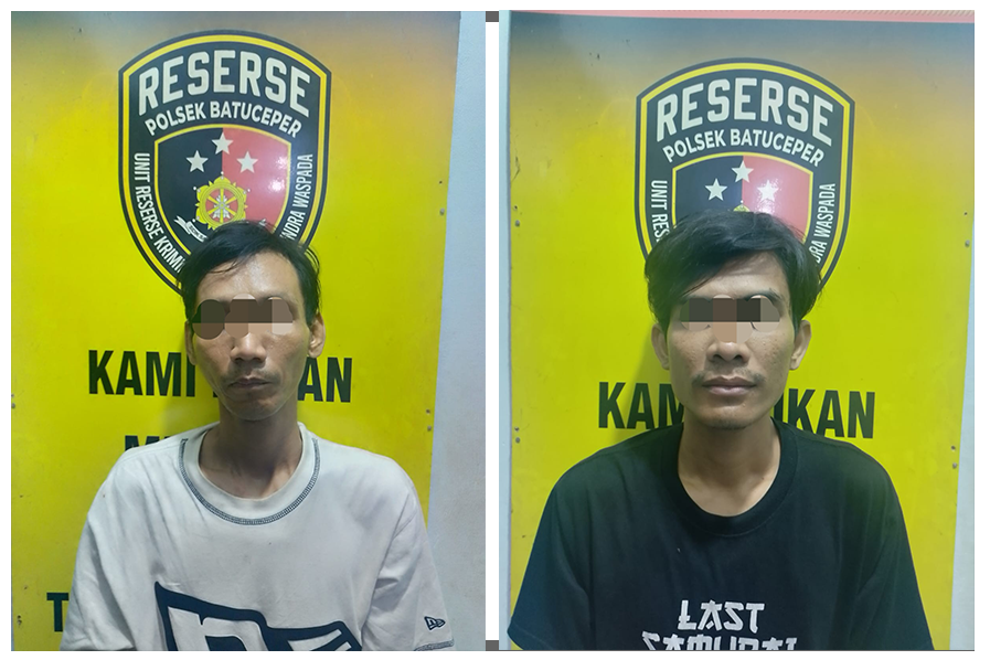 SABU 1,24 GRAM DIKIBAR! Unit Reskrim Batuceper Ciduk Dua Pria di Rawa Bamban
