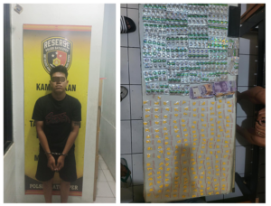Polsek Batuceper Amankan Terduga Pengedar Hexymer dan Tramadol, Ratusan Butir Disita