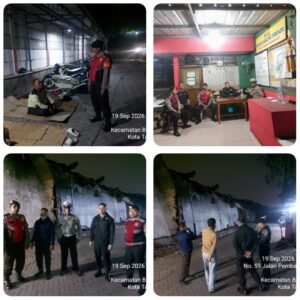 Operasi Cipta Kondisi Polsek Batuceper Sasar Tawuran dan Kejahatan Jalanan Dini Hari