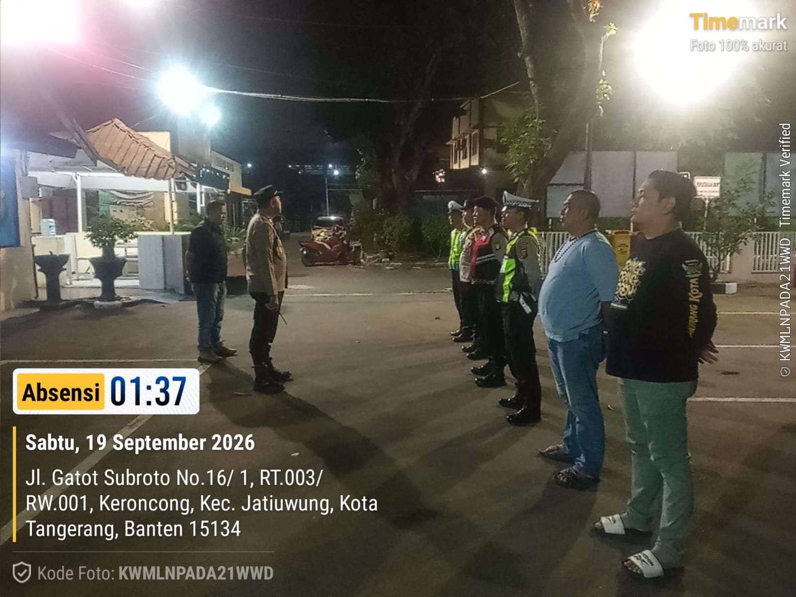 Operasi Cipta Kondisi Jaga Jakarta, Polsek Jatiuwung Perkuat Patroli Dini Hari