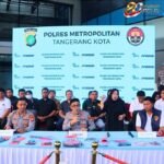 Dua Pekan Polres Metro Tangerang Kota Bongkar 59 Kasus, Sita 33 Motor dan 3 Senpi dengan 38 Tersangka