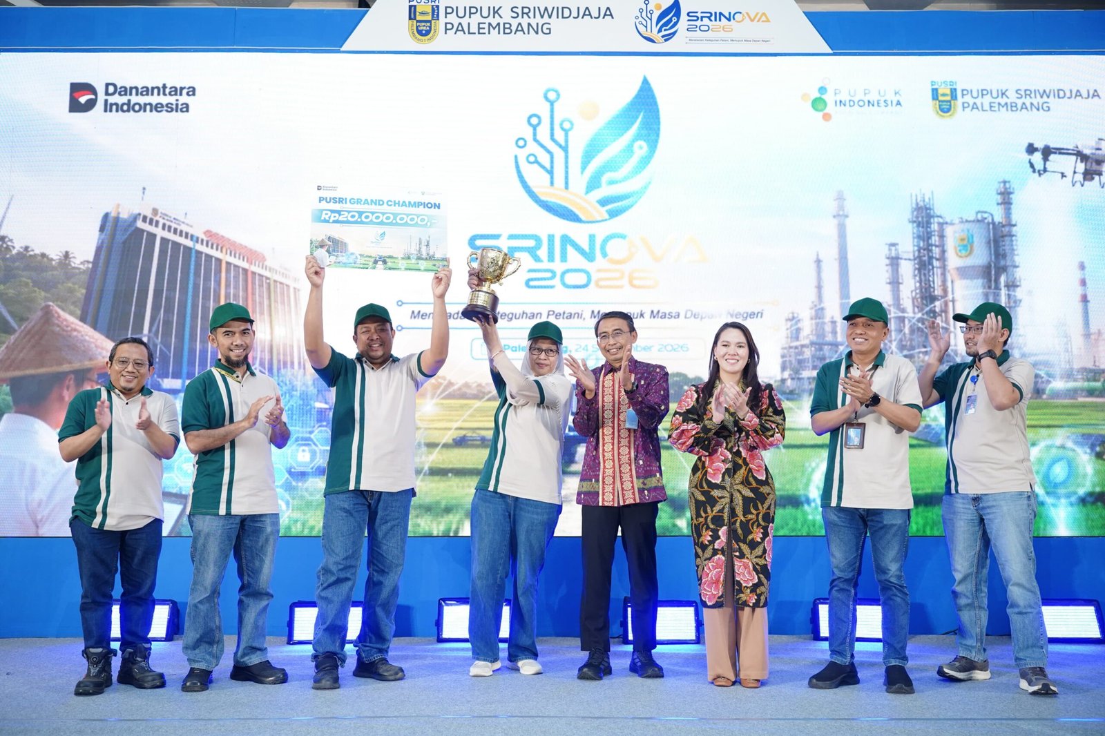 Pusri SRINOVA 2026: Cetak 1.000+ Ide Inovasi, BOS A TO Z Keluar Sebagai Juara Utama