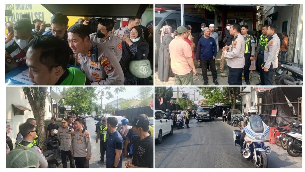 Polresta Banjarmasin Kawal Pengantaran Jenazah Korban KM Virgo Transport 8 Menuju Rumah Duka