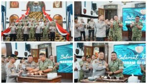 Perkokoh Sinergitas TNI-Polri, Wakapolda Jabar Hadiri Peringatan HUT ke-81 TNI di Makodam III/Siliwangi