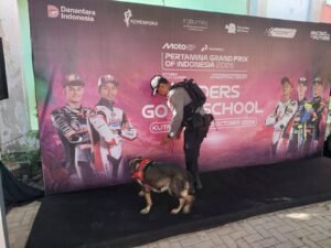 Jamin Keamanan Sampingan MotoGP 2026: Polda NTB Terjunkan Tim K-9 Sterilkan SDN 2 Kuta Jelang Agenda ‘Rider Goes to School’