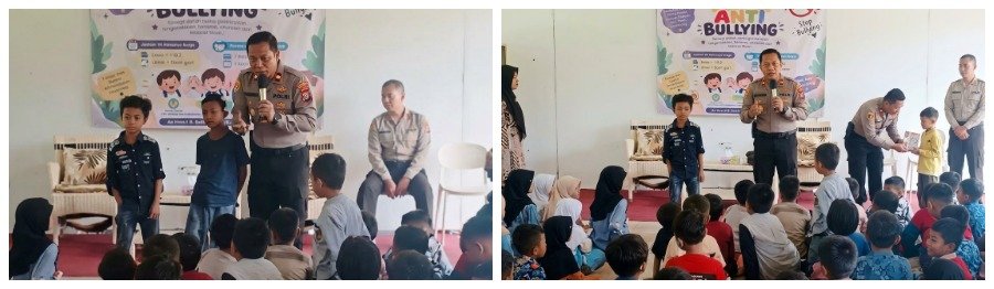 Kapolsek Panongan Tanamkan Kesadaran Anti-Bullying kepada 65 Siswa SD Sekolah Alam Mekar Bakti