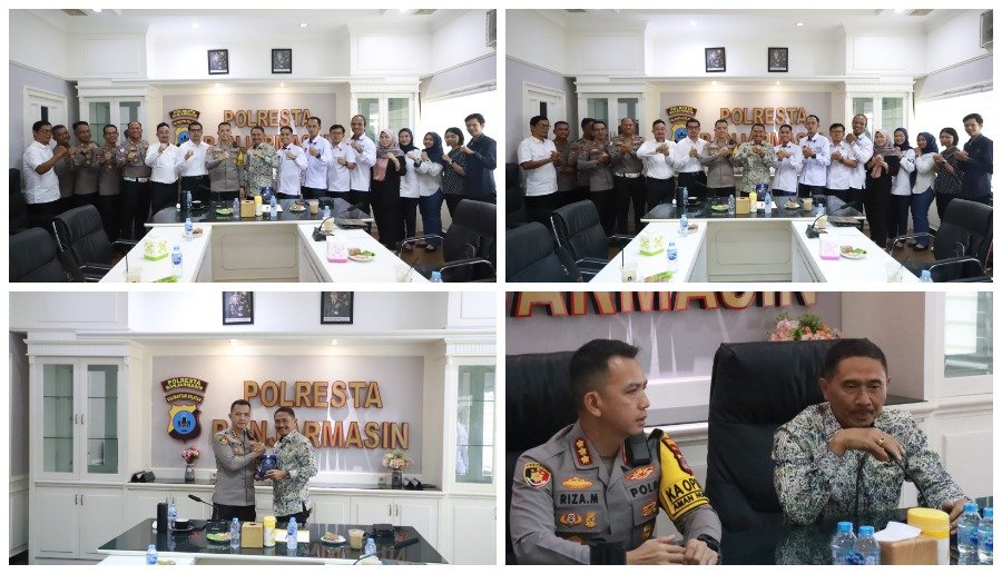 Perkuat Sinergi Penegakan Hukum, Polresta Banjarmasin Terima Kunjungan Silaturahmi DPC Peradi Banjarmasin