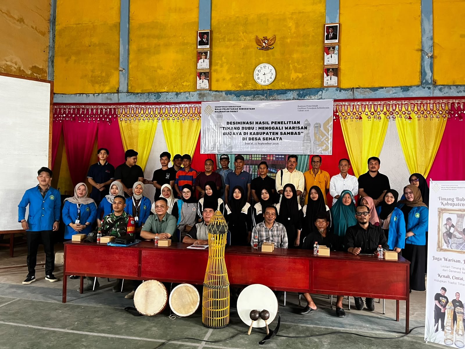 Dukung Kemajuan Binaan, Babinsa Koramil 1208-07/Teluk Keramat Hadiri Diseminasi Hasil Penelitian di Desa Semata