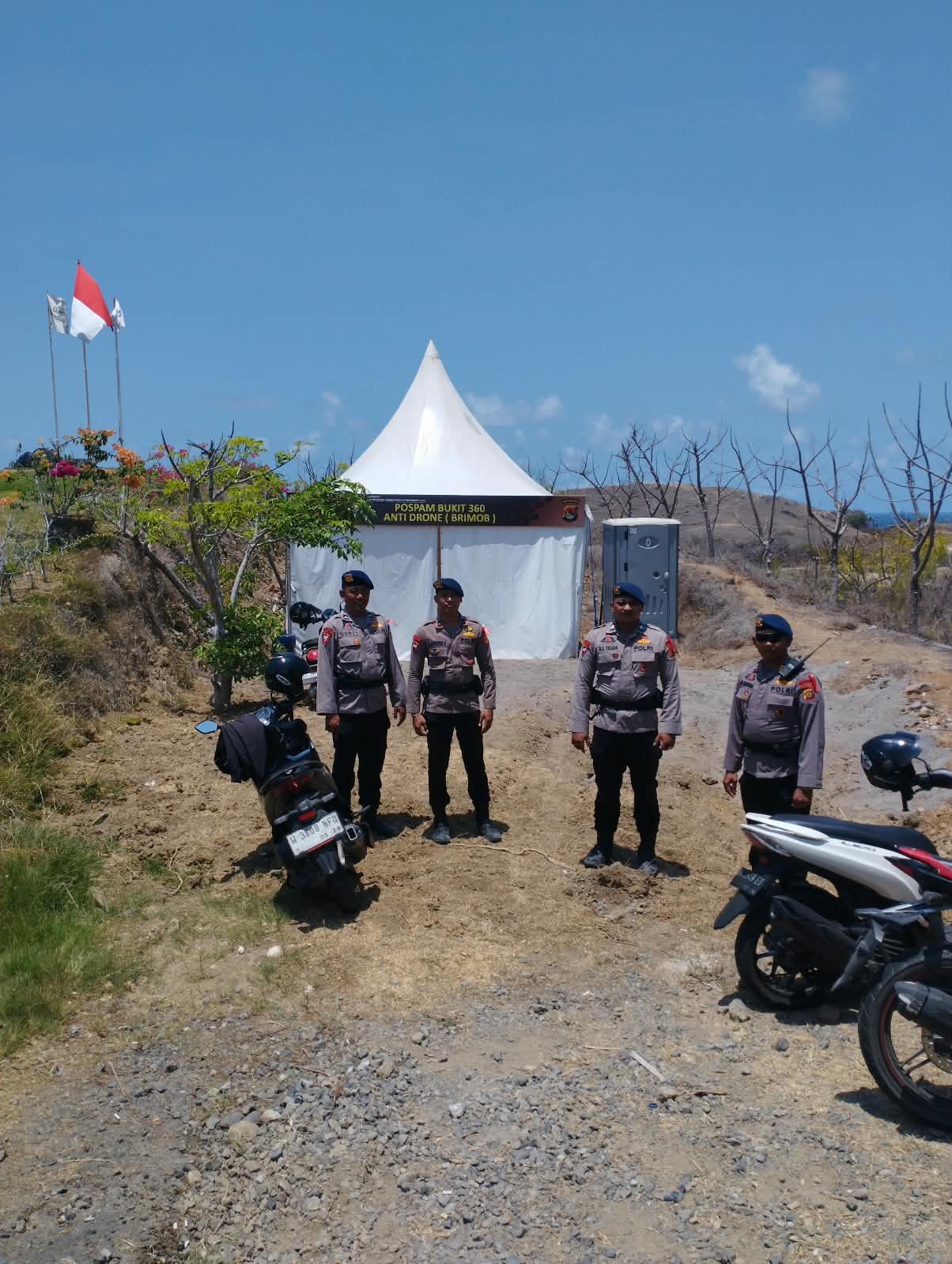 H-1 Balapan Event MotoGP, Satgas Antidrone Brimob Mulai Siaga di Mandalika