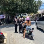 Cegah Kemacetan, Subsatgas Samapta Ops Mandalika Atur Lalu Lintas di Kawasan Kute Mandalika